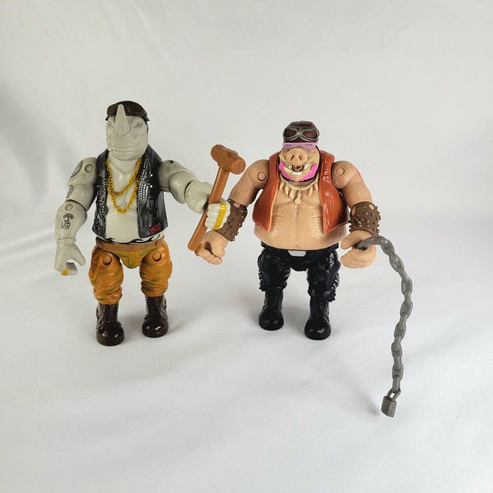 TMNT Bebop & Rocksteady Ninja Turtles Out of the Shadows Playmates 2015 Figures